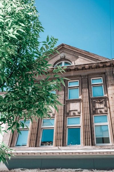 Alte Fassade, historisches Gebäude, Solingen 2026